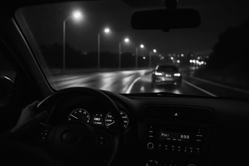 不動産投資のスクールに行こうか悩みながらの高速道路ドライブ